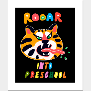 Roaring Into Preschool Posters and Art